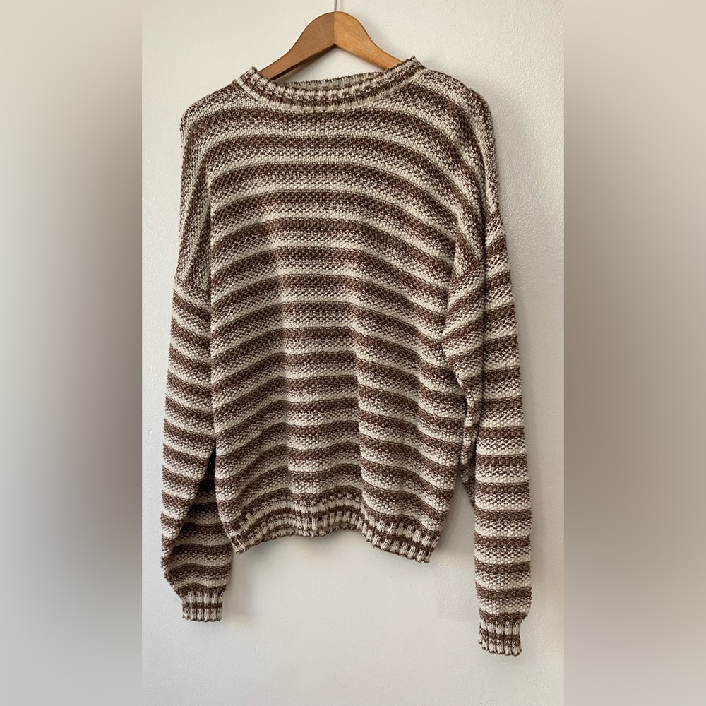 Vintage Cambridge Classics Striped Cotton Sweater - Picture 2 of 10